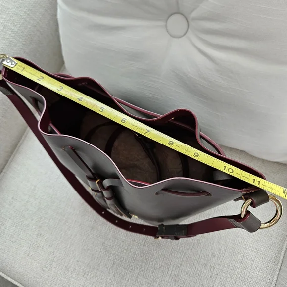 Dooney & Bourke Grey and Burgundy Women's Bag And Wallet - Picture 9 of 15